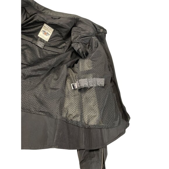 Harley-Davidson Womens Black Riding Embroided poly blend Logo Sz XL SKU 9376 - Picture 13 of 14